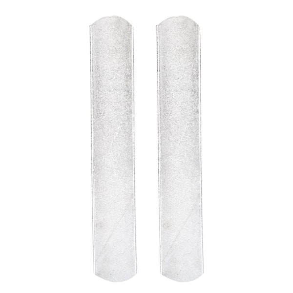 2 kpl pinnoitetut teräslevyt säädetylle painoiselle liiville ja säärisuojalle 15 cm