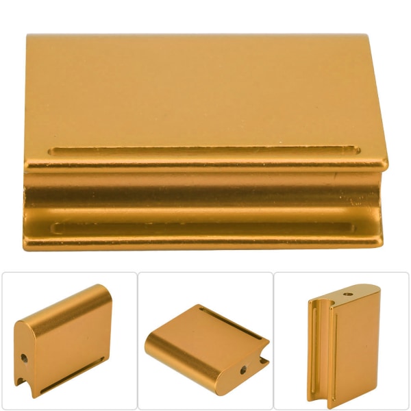 Aluminiumslegering Læder Kant Slicker Burnisher DIY Læder Craft Trim Poleringsværktøj (Guld)
