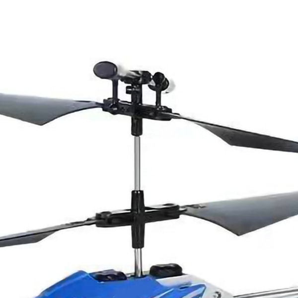 2,4 GHz fjärrkontrollhelikopter med kamera Mini RC Copter Flygplan Modell Leksak för barn Vuxna Nybörjare Blå
