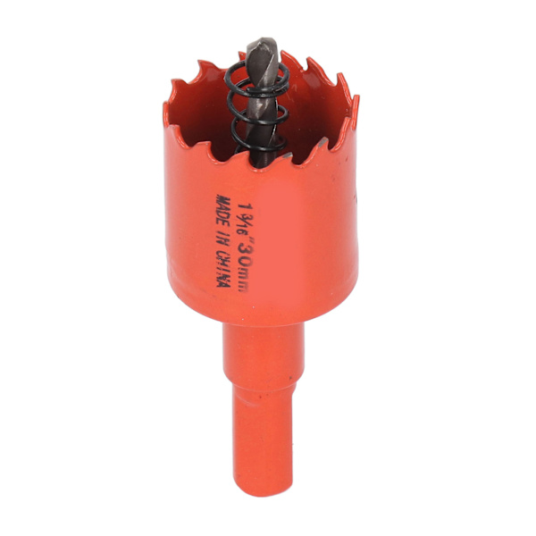 Hålborr med hög hastighet i bimetall med dorn för trä och metall 1‑3/16 tum (30 mm)