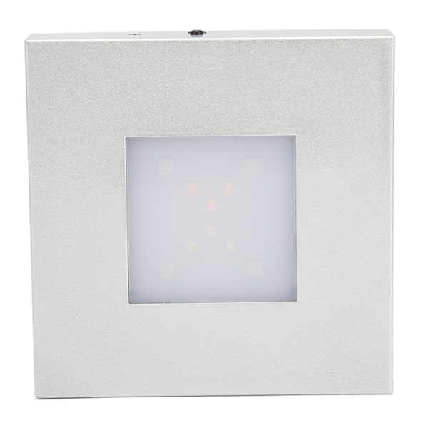 LED Display Bas Sekventiell Belysning Sqaure Light Display Stand USB Laddning för glasfigurer Konstsmycken