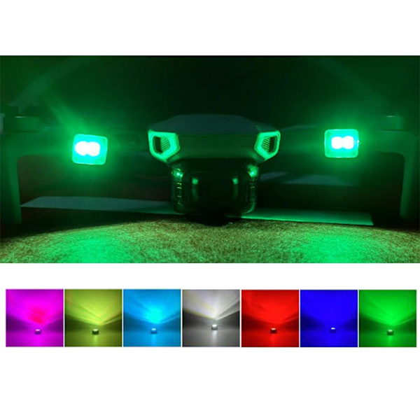 Drönare Strobe Ljus Uppladdningsbar 4/7 Färger Justerbar LED Ljus Kompatibel för Mavic 3/Mini 3 Pro/Air 2S Drönare