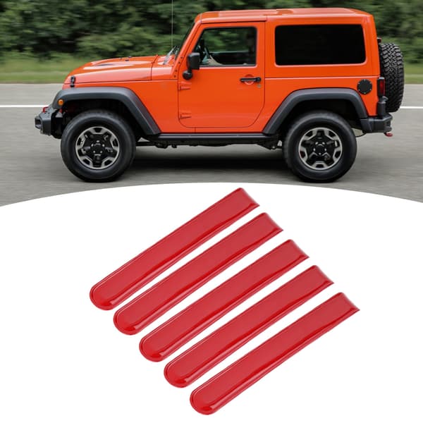 5 stk. bildørhåndtakdekselramme passer til Jeep Wrangler JK 2007-2017