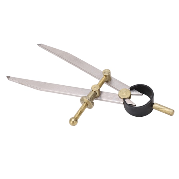 Vinkelhake med hög precision, rostbeständig, justerbar, låsbar läderdelare i guld för DIY-läderhantverk 175 mm