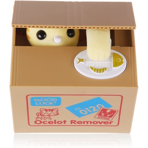 Stealthy Kitty Coin Bank - Gem dine opsparinger i hemmelighed, ideel gave til alle aldre