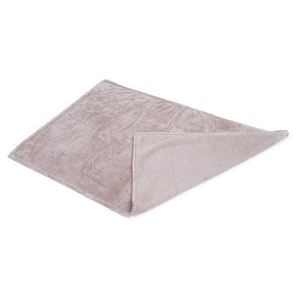 Sovrum Polyester Fiber Tjock Mjuk Luftkonditionering Sängfilt Sängkläder DekorBeige 70x100cm