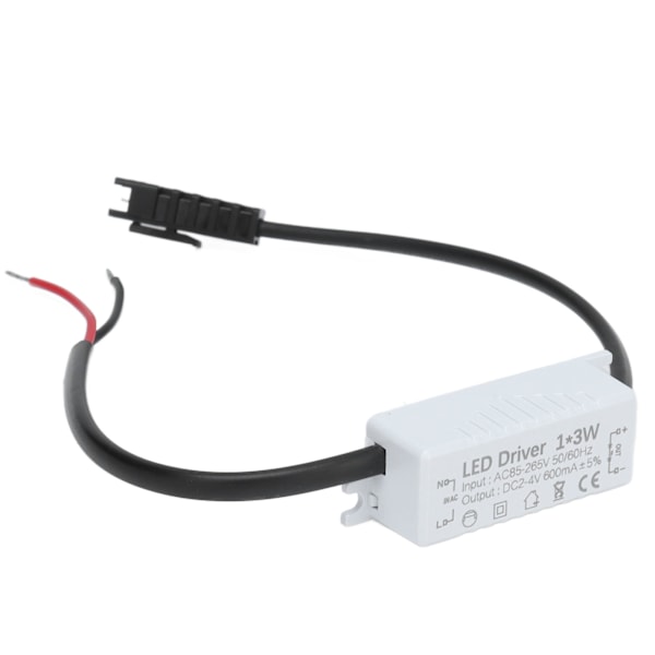 LED-driver AC 85-265V til 2-4V DC strømforsyningstransformatoradapter til LED-stribelys