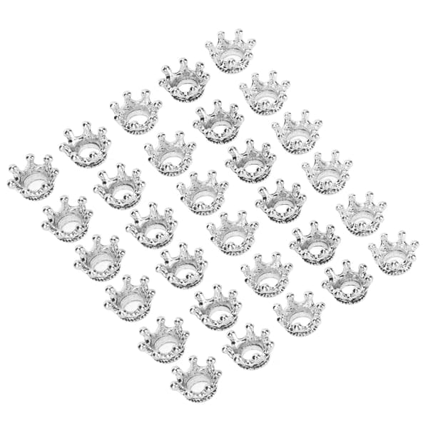 30 st Mode Skägg Hårpärlor Legering Hårflätningspärlor DIY Smyckestillbehör