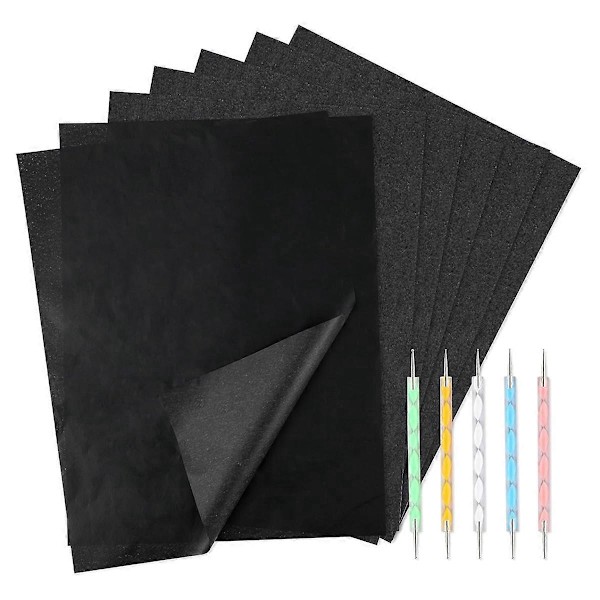 100 ark karbonöverföringspapper ritpapper, grafitkopieringspapper