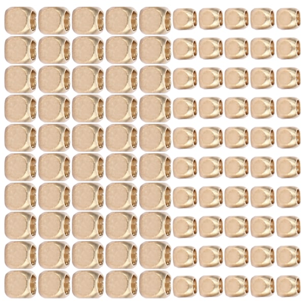 100 kpl 2mm/2.5mm neliönmuotoisia helmiä korujen valmistukseen DIY-rannekkeen valmistukseen