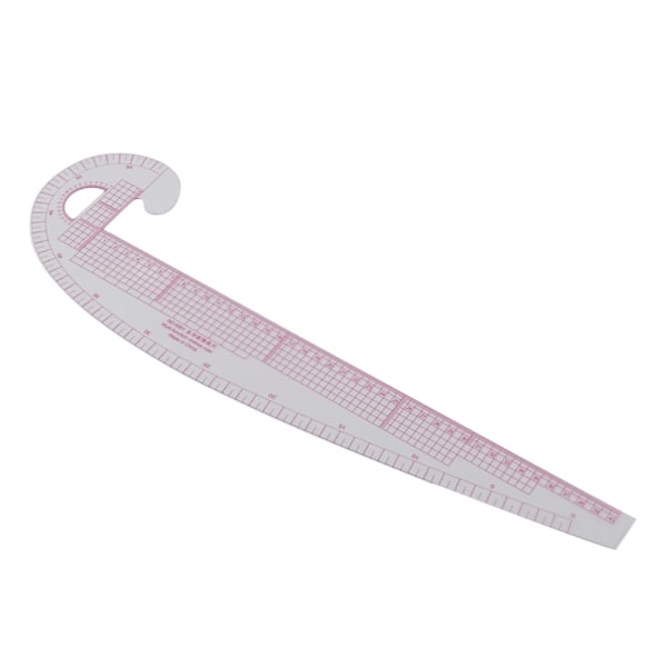 58 cm 6501 böjd linjal hög precision transparent kropp plast böjd linjal sömnad för sömnadsmönsterdesign