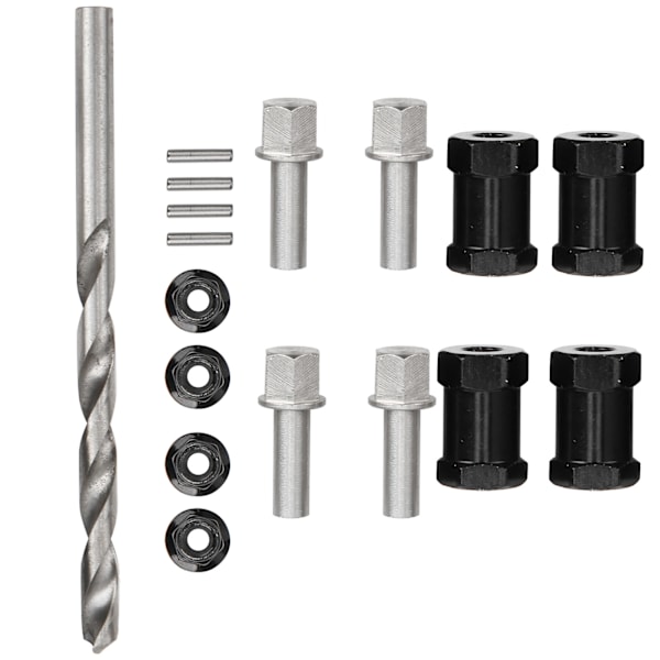 RC forlengelses- og utvidelseskobling med 5,5 mm bor for SCX10/TRX4 1/10 RC-bil 20 mm