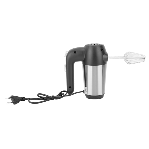450W elektrisk håndmixer 304 rustfrit stål 5 gear hastighed dej fyld mixer med piskeris til køkken EU stik 220V
