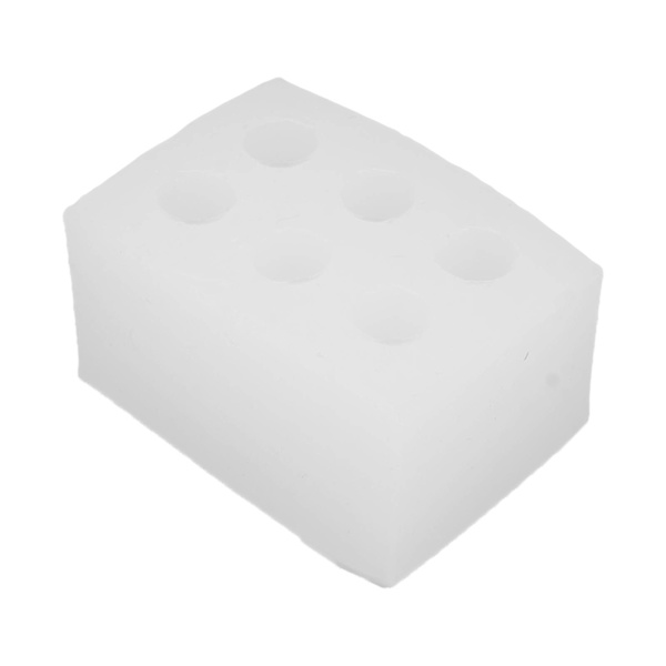 3D-søjlelysform Mini DIY Genanvendelig vaskbar silikonelysform til hjemmesalon