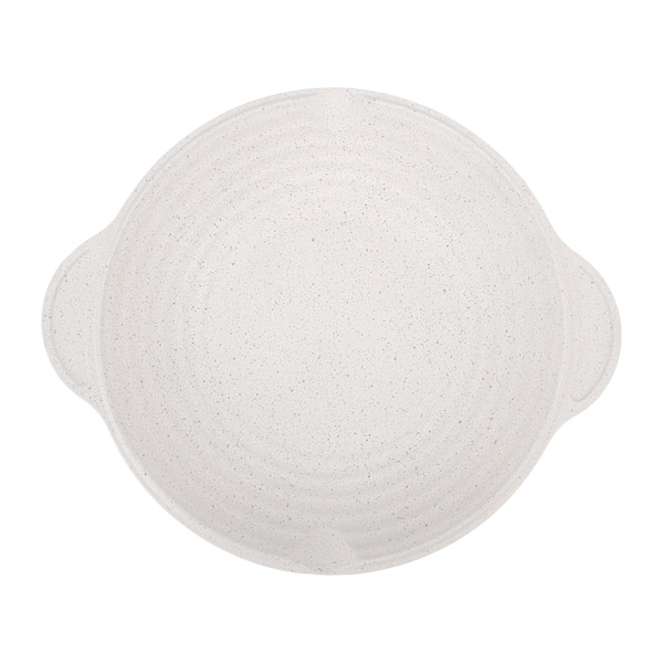 Korean BBQ Non Stick Barbecue Grill Pan White 32cm Grill Plate for Induction Cooker