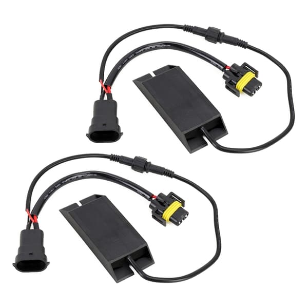 Par Bil Lys Split Motstand Dekoder 9006 Sokkel Høy Effekt med Lav Arbeidsvarme DC 12V
