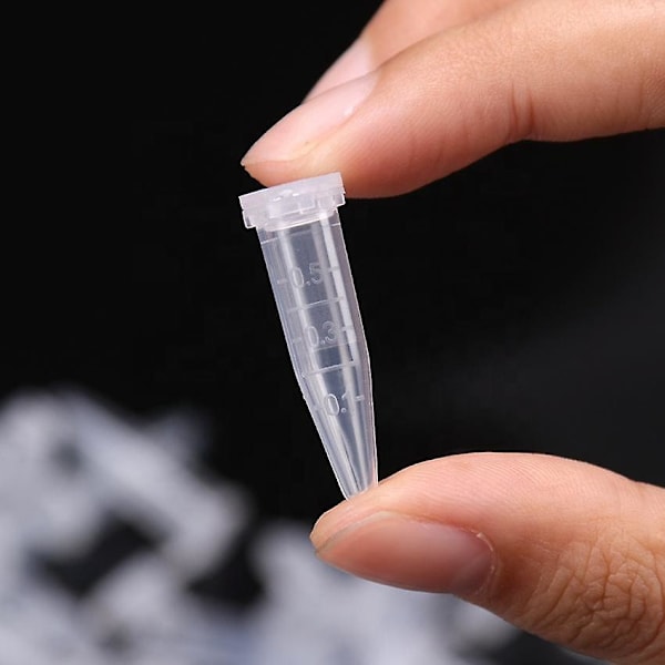 Klar 1,5 ml Koniska Mikrorör - Förpackning med 500