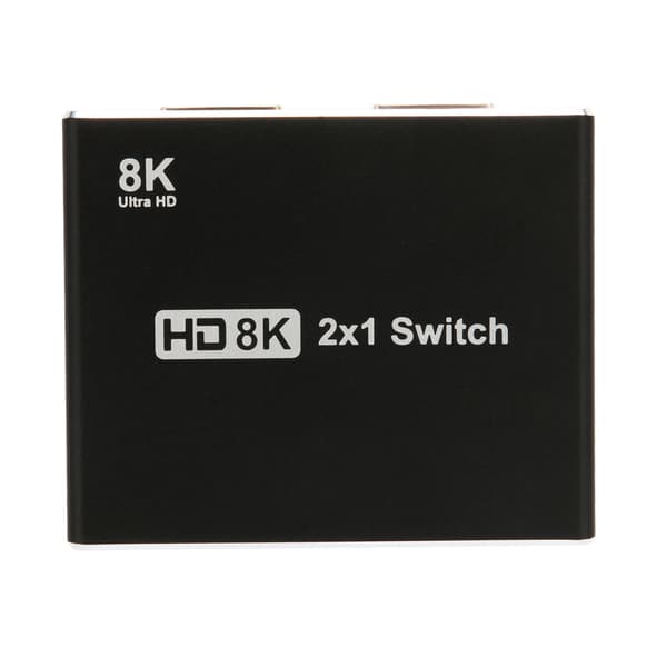 HD Multimedia Interface Switch Höghastighets 48 Gbps 8K 60 Hz 2 in 1 ut-switch för HDTV-projektor Dator