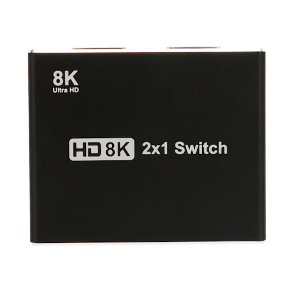 HD Multimedia Interface Switch Høj Hastighed 48Gbps 8K 60Hz 2 ind 1 ud Switch til HDTV Projektor Computer
