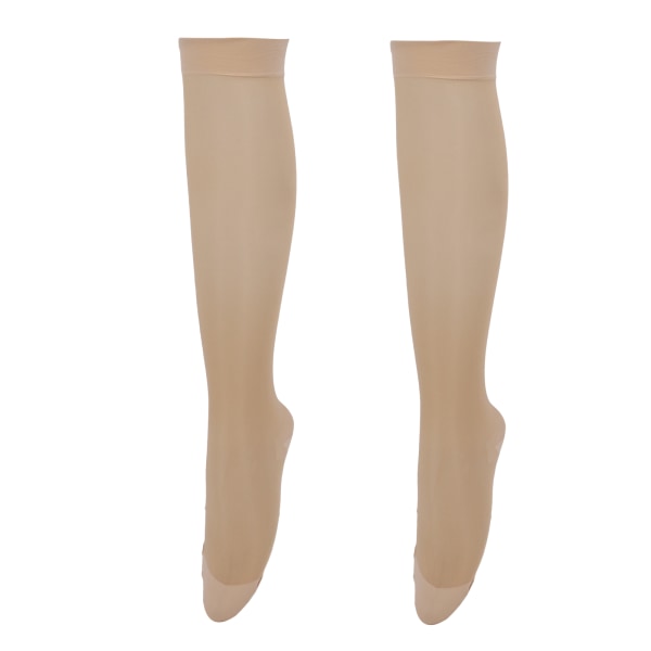 Kompressionsstrumpor som andas Elastiska över vadden strumpor AntiVaricose Vein Strumpor(L/XL)