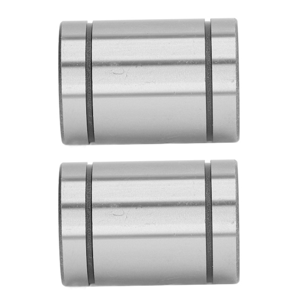2 stk lineære sylindriske bevegelses kulelager LM30UU lager for 3D-skrivere CNC-maskiner