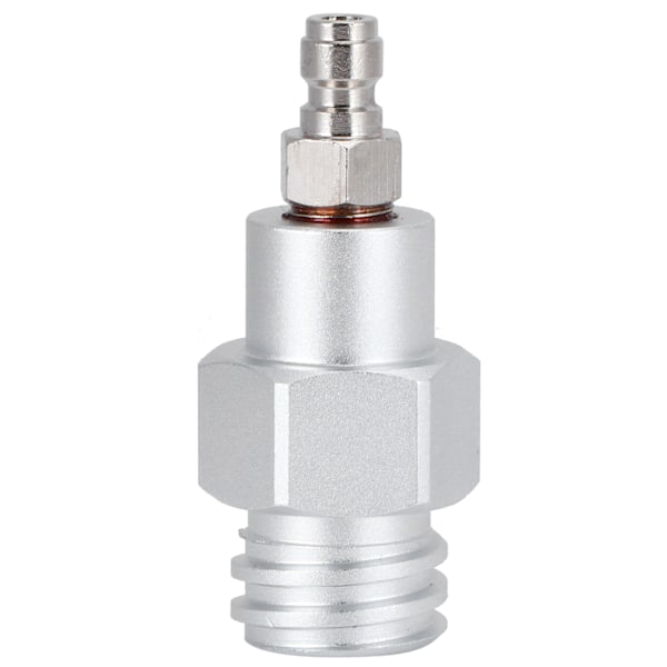 8mm Male Quick Plug to Male Thread TR21-4 CO2 Cylinder Tank Adapter Connector for Soda Club(Silver )