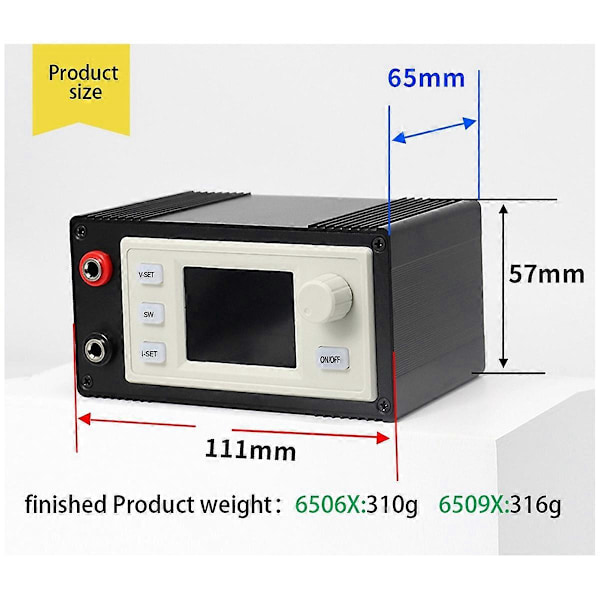 Vakiovirtalähde ja -jännite Step-Down Moduuli XY6509X (65V 9A 585W)