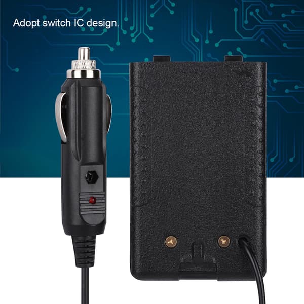 VX168 Walkie Talkie Bilbatteri Eliminator Adapter til Yaesu FT‑60R FT‑60E til Vertex