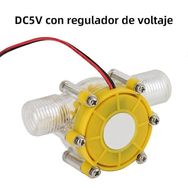 Mikro-hydro Hydroelektrisk Kraftgenerator DC12V Ström Turbin för Förnybar Energi Mini Hydro Turbin DC5VA