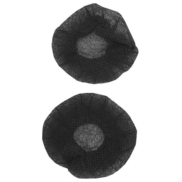 100 st engångsmikrofonöverdrag i non-woven-material, tillbehör för KTV-scenintervjuer (svart)