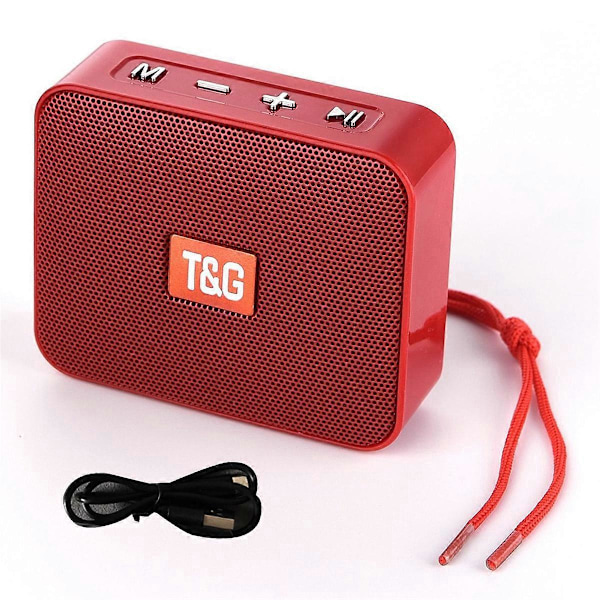 166 Langaton Bluetooth-kaiutin, tukee USB TF -korttia FM-radiota punainen