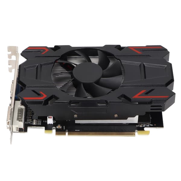 Grafikkort 700MHz Kärnfrekvens Lågbrusfläkt 1G 128bit DDR5 PCB Material GPU Grafikkort