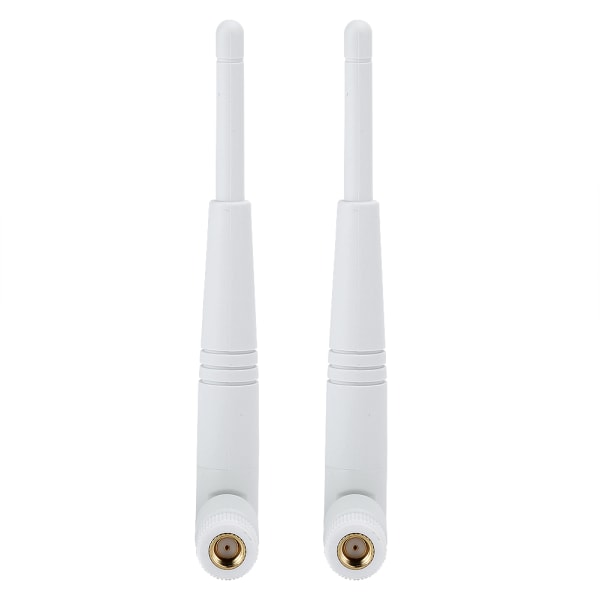 2 STK 2,4G/ 5G Dual Band WiFi-antenne 4DBi Omni RP-SMA grensesnittantenne
