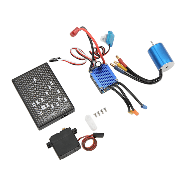 4500KV børsteløs motor 25A børsteløs ESC 2,2 kg servoprogrammeringskort til Traxxas til HSP til Wltoys 1/16 1/18 RC-bil