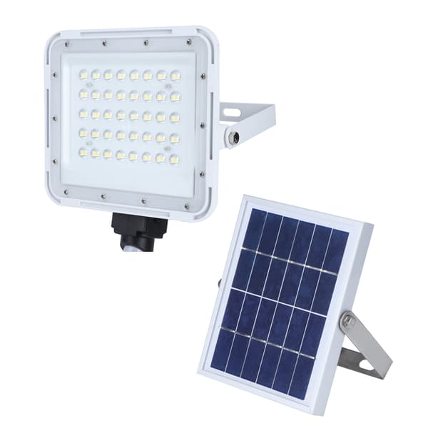 LED Solar Flood Light Vandtæt Væglampe Gadelampe til Udendørs Haveplæne