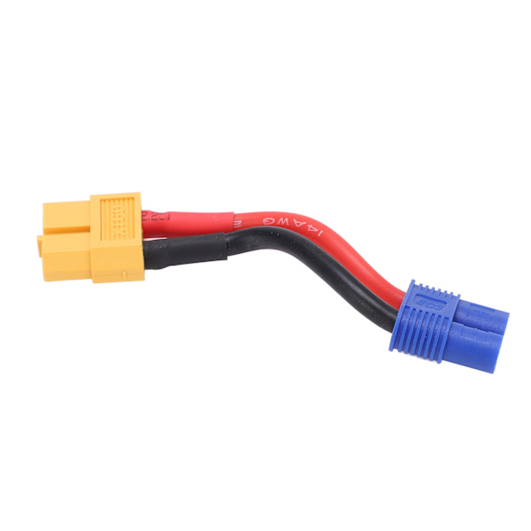 5 cm:n EC3-naarasliitin XT60-naarasliitäntäadapterikaapeli RC Lipo -akkulaturin lataamiseen