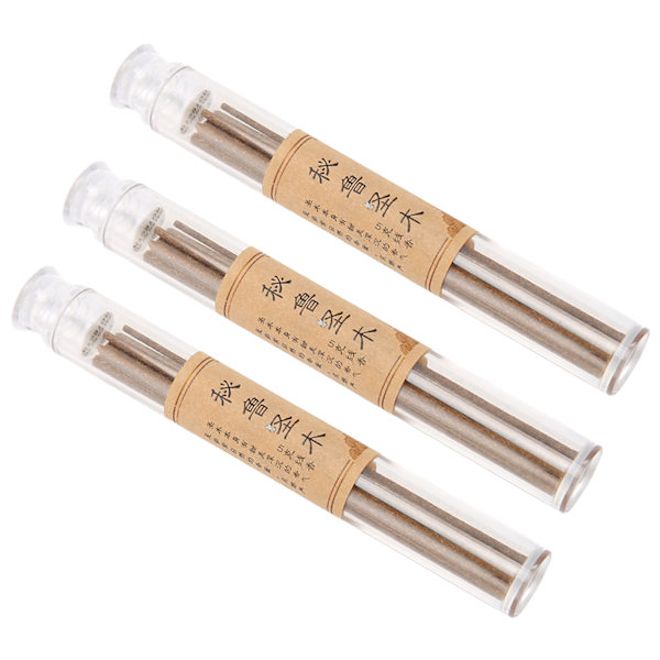 3 flasker Røgelsespinde Afslappende Kort Meditation Røgelsespinde til Indendørs Yoga Hjemmehave Deodorant Bryllup Sacred Wood of Peru