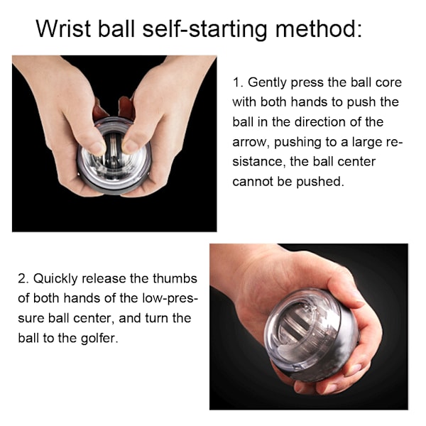 Handledsträningsboll Gyroskopisk handarm Power Kraftstyrketränare