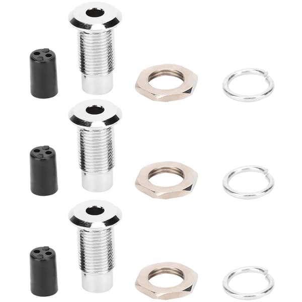 20 stk LED-holder ramme montering lysdiode flat metall messingbase industriell kontroll 5 mm