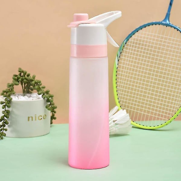 Suurikokoinen 700 ml:n kannettava suihkepullo ulkoilmakäyttöön, vaaleanpunainen (700 ml)