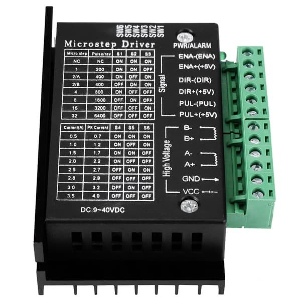 1 stk DC 9‑40V 160W 0,5‑4A Stepper Motor Driver Step Controller Modul Board 32 Microstep