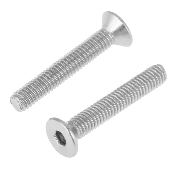 180 stk. M4 304 Rustfritt Stål Flat Head Bolt Skruer Muttere Sortimentsett med Boks