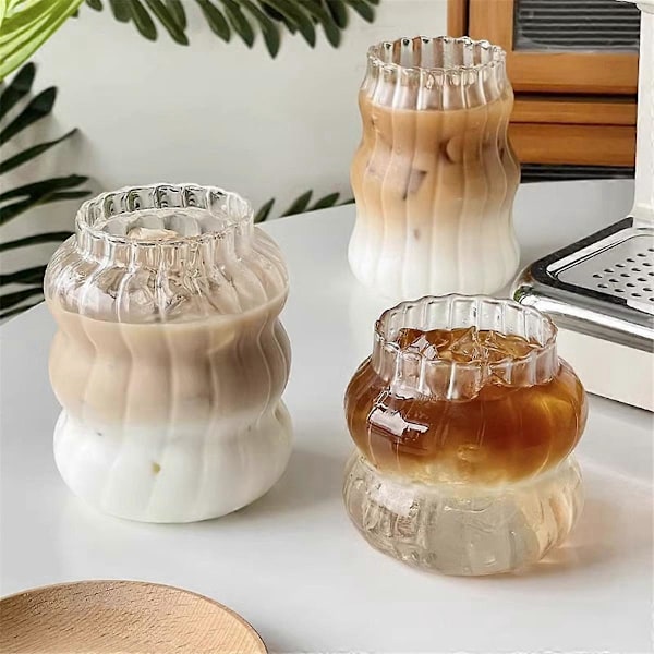 6 stk. glaskop, varmebestandigt drikkeglas, transparent A