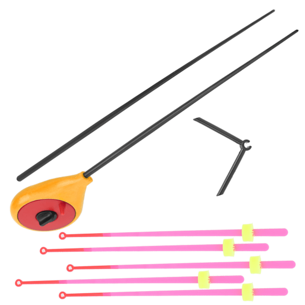 Mini Vinter Isfiskeri Stang Pol Front Tip Udvidelse Sektion Fisk Tilbehør Kit 12CM