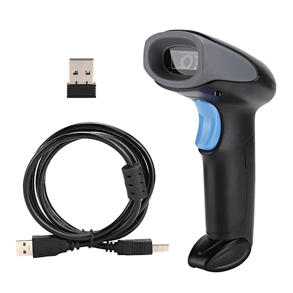 5VDC 100m/328.08ft langaton laserviivakoodilukija USB liittimellä Warehouse Express Commoditylle