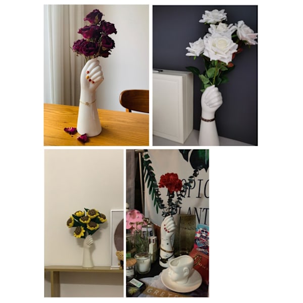Konst kropp keramik vas hem inredning handformad blomvas modern hem vardagsrum prydnad