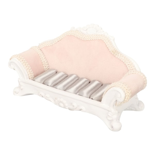 Sofa smykkeholdere Resin Crafting Novel Ring Holder til bryllup Valentines Mothers Day Pink