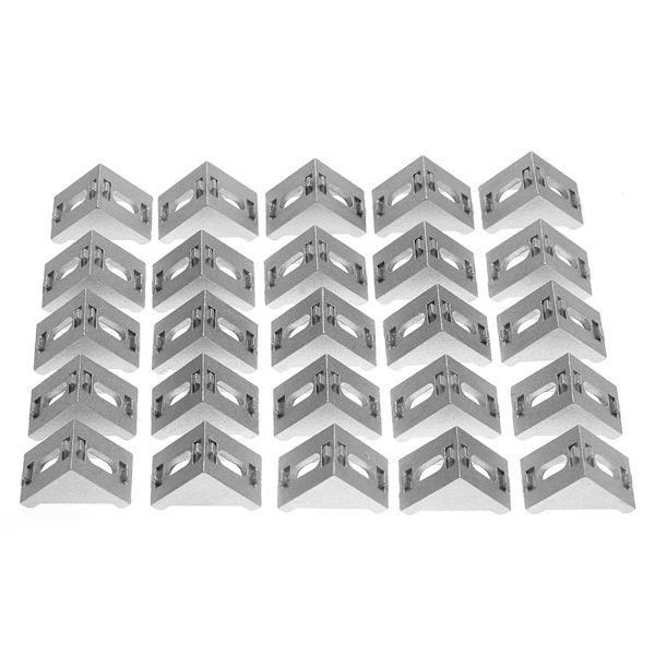 25st 4040 aluminium L-form hörnfäste rätvinkligt fäste