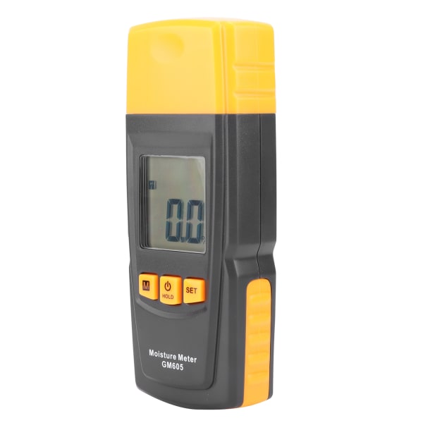 GM605 Puun kosteusmittari neulatyyppinen kannettava LCD-taustavalo vesipitoisuustesti kosteusmittari