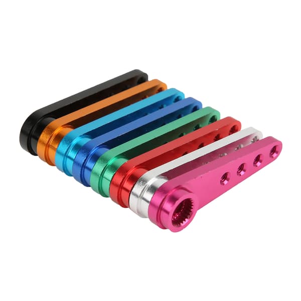 8 farger 25T aluminiumslegering RC servoarmtilbehør passer til futaba / JR RC servo